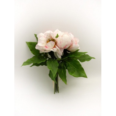 Peony Bunch pale pink 28cm