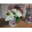 Creamy Peony posy in a cute little 'Home' jug 