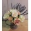 Cute little Garden Jug, vintage pink roses and some flocked lavender